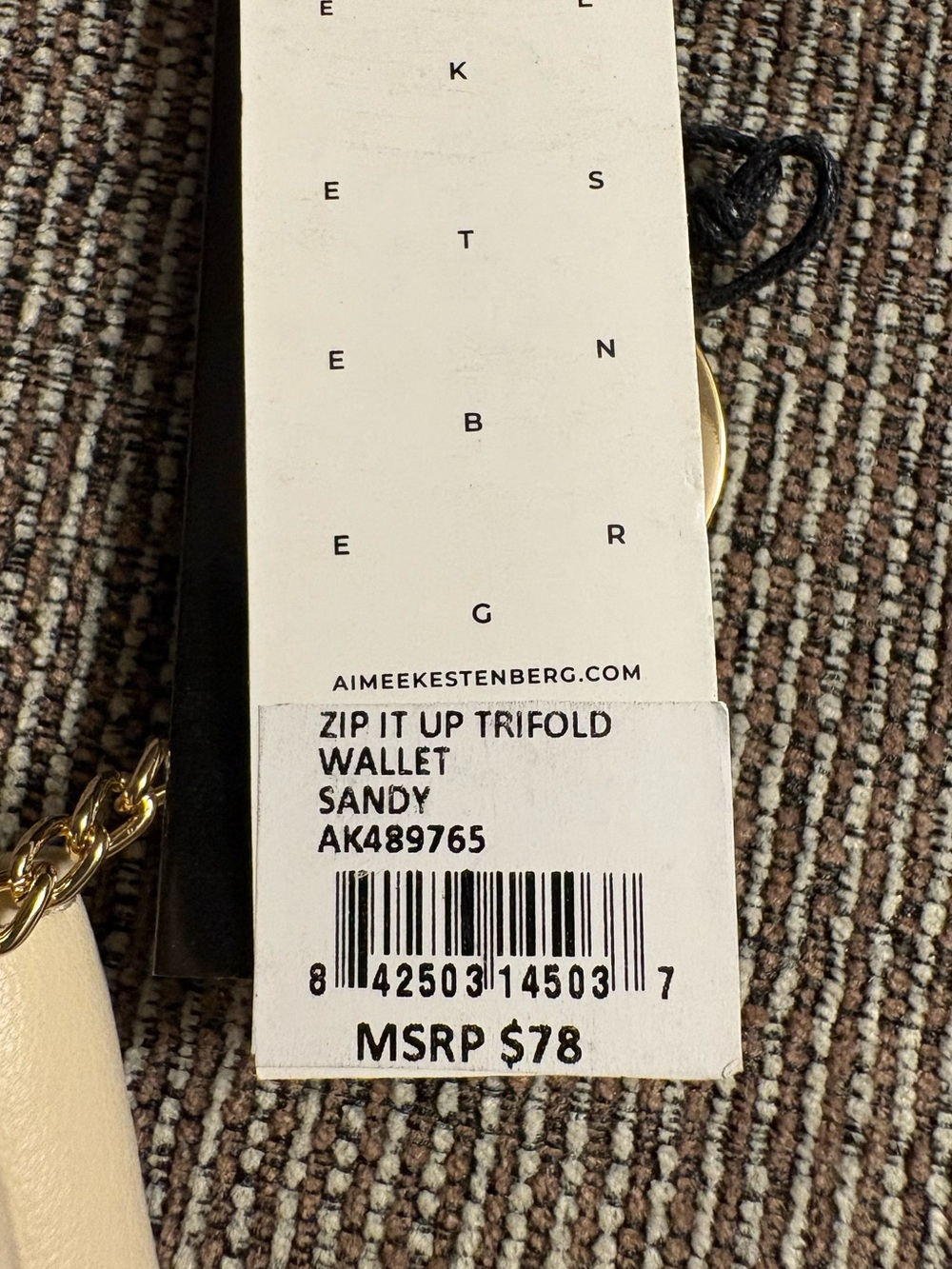 NWT Aimee Kestenberg Zip It Up Trifold Wallet - Picture 11 of 11